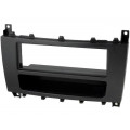 281190-16-0; Radio mounting frame; Mercedes; 1 DIN; black; ACV