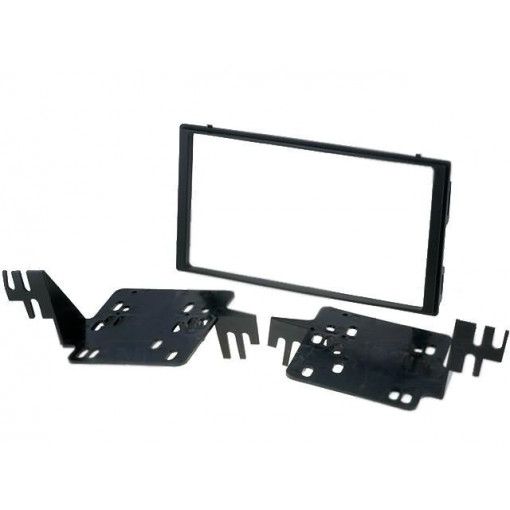 381178-04; Radio mounting frame; Hyundai,Kia; 2 DIN; black; ACV
