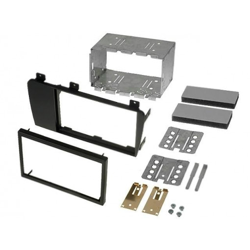 381352-05; Radio mounting frame; Volvo; 2 DIN; black; ACV