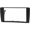 ; Radio mounting frame; Audi; 2 DIN; black; 4CARMEDIA