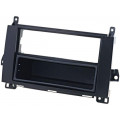 281190-18-0; Radio mounting frame; Mercedes; 2 ISO; black; ACV