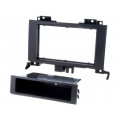281190-27-0; Radio mounting frame; Mercedes,VW; 2 DIN; black; ACV