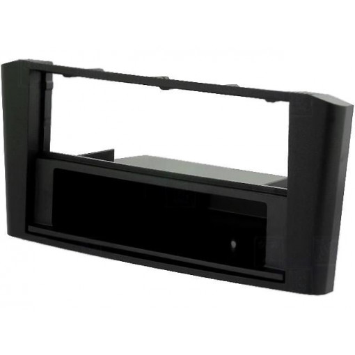 ; Radio mounting frame; Toyota; 2 ISO; black; 4CARMEDIA