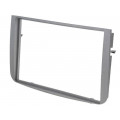 281001-07-0; Radio mounting frame; Alfa Romeo; 2 DIN; silver; ACV