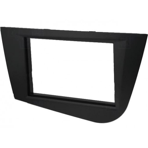 281328-55-0; Radio mounting frame; Seat; 2 DIN; black; ACV