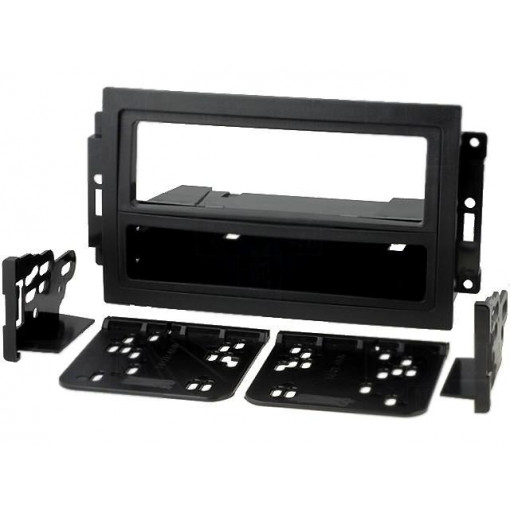 99-6510; Radio mounting frame; Chrysler,Jeep; 2 DIN; black; METRA