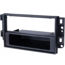 ; Radio mounting frame; Chevrolet; 2 ISO; black; 4CARMEDIA