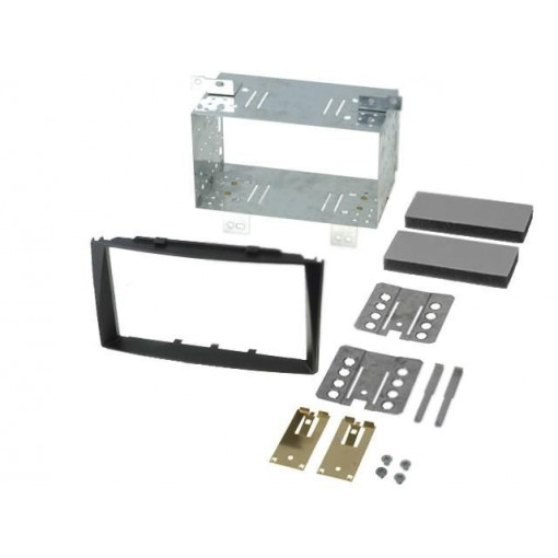 MA39017/T+KIT; Radio mounting frame; Kia; 2 DIN; black; PER.PIC.