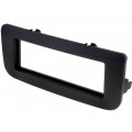; Radio mounting frame; Škoda; 1 DIN; black; 4CARMEDIA