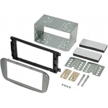 381114-19-2; Radio mounting frame; Ford; 2 DIN; silver; ACV