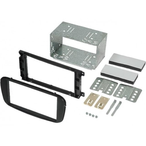 381114-19-1; Radio mounting frame; Ford; 2 DIN; black; ACV
