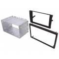 MA12009/T+KIT; Radio mounting frame; Audi; 2 DIN; black; PER.PIC.