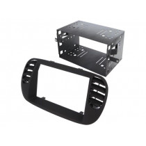 381094-33-3; Radio mounting frame; Fiat; 2 DIN; black; ACV