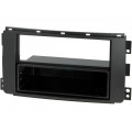 281190-23-0; Radio mounting frame; Smart; 2 ISO; black; ACV