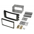 381190-26; Radio mounting frame; Smart; 2 DIN; black; ACV