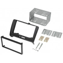 381320-19; Radio mounting frame; Audi; 2 DIN; black; ACV