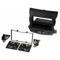 MA55003/T+KIT; Radio mounting frame; Citroën,Mitsubishi,Peugeot; 2 DIN; black; PER.PIC.