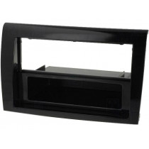 281094-21-0; Radio mounting frame; Fiat; 2 DIN; black gloss; ACV