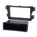 MA60008; Radio mounting frame; Opel,Suzuki; 2 DIN; black; PER.PIC.
