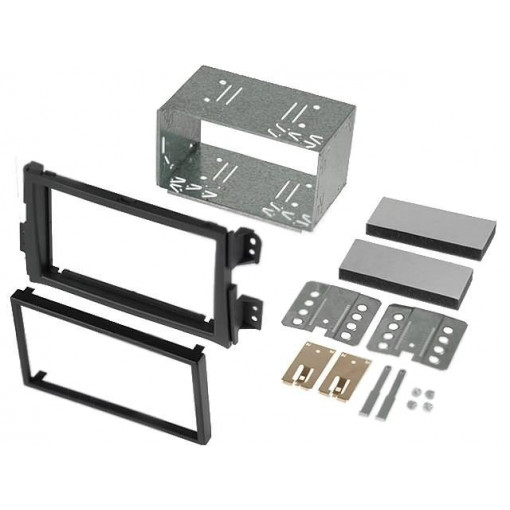 381294-04; Radio mounting frame; Opel,Suzuki; 2 DIN; black; ACV