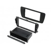 281328-06-1-0; Radio mounting frame; Seat; 2 DIN; black azabache (AL6); ACV