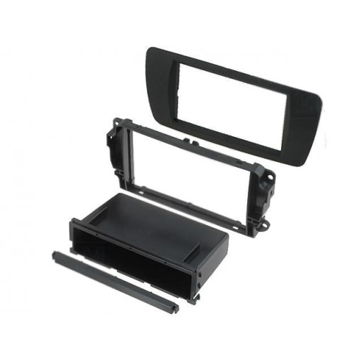 281328-06-1-0; Radio mounting frame; Seat; 2 DIN; black azabache (AL6); ACV