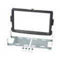 MA23002.3/T+KIT; Radio mounting frame; Dacia; 2 DIN; dark grey; PER.PIC.