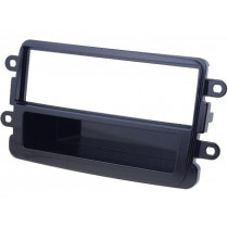 MA23003.2-05; Radio mounting frame; Dacia; 1 DIN; black gloss; PER.PIC.