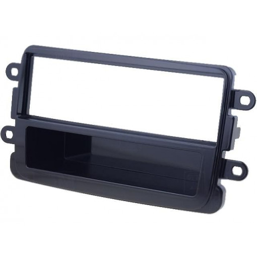 MA23003.2-05; Radio mounting frame; Dacia; 1 DIN; black gloss; PER.PIC.