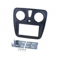 MA23003.3/T+KIT; Radio mounting frame; Dacia; 2 DIN; dark grey; PER.PIC.