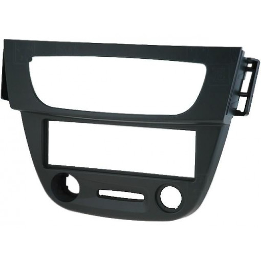 281250-07-0; Radio mounting frame; Renault; 1 DIN; black; ACV