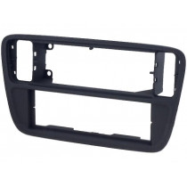 281340-07; Radio mounting frame; Seat,Škoda,VW; 1 DIN; black; ACV