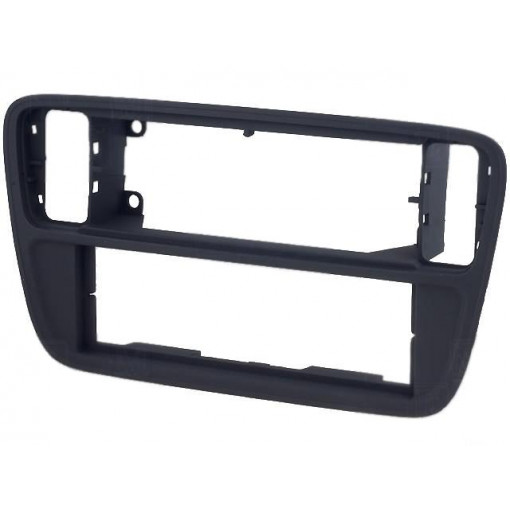 281340-07; Radio mounting frame; Seat,Škoda,VW; 1 DIN; black; ACV