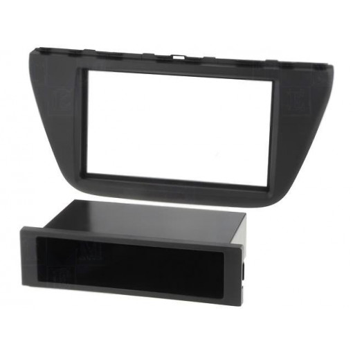 MA84005; Radio mounting frame; Suzuki; 2 DIN; black; PER.PIC.