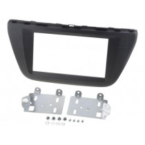 MA84005/T+KIT; Radio mounting frame; Suzuki; 2 DIN; black; PER.PIC.
