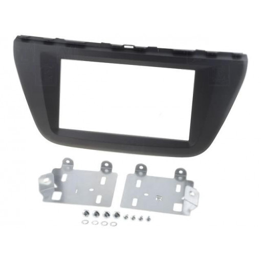 MA84005/T+KIT; Radio mounting frame; Suzuki; 2 DIN; black; PER.PIC.