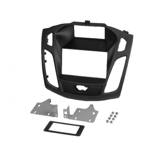 381114-23-1; Radio mounting frame; Ford; 2 DIN; black; ACV