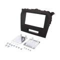 MA84007.2/T+KIT; Radio mounting frame; Suzuki; 2 DIN; black gloss; PER.PIC.