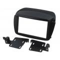 381094-26; Radio mounting frame; Fiat,Opel; 2 DIN; black; ACV