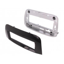 281094-25; Radio mounting frame; Fiat; 1 DIN; black gloss; ACV