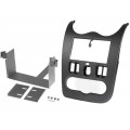 MA23001.2/T+STF; Radio mounting frame; Dacia; 2 DIN; grey (matt); PER.PIC.