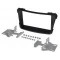 381143-40; Radio mounting frame; Hyundai; 2 DIN; black; ACV