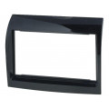 MA26020/T; Radio mounting frame; Citroën,Fiat,Peugeot; 2 DIN; black gloss; PER.PIC.