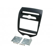 381143-22-2-2; Radio mounting frame; Hyundai; 2 DIN; matt black; ACV
