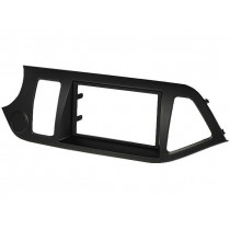MA39039.2/T; Radio mounting frame; Kia; 2 DIN; black; PER.PIC.