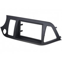 MA39039/T; Radio mounting frame; Kia; 2 DIN; black; PER.PIC.