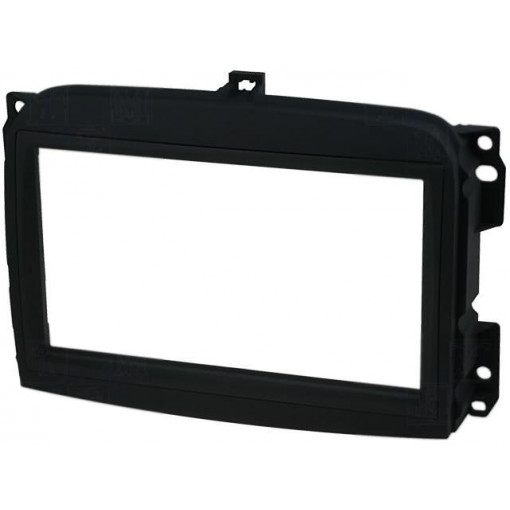 MA26022/T; Radio mounting frame; Fiat; 2 DIN; black; PER.PIC.