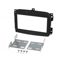 MA26022/T+KIT; Radio mounting frame; Fiat; 2 DIN; black; PER.PIC.