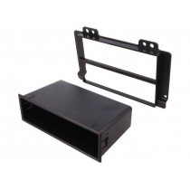 MA75002; Radio mounting frame; Land Rover; 2 DIN; black; PER.PIC.