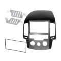 ; Radio mounting frame; Hyundai; 2 DIN; black; 4CARMEDIA